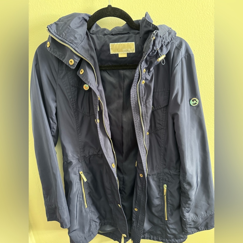 Michael Kors Dark Blue Utility Jacket